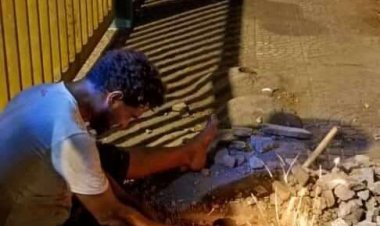 قطاع الشباب ينفذ حملة لإزالة العوائق ورفع المخلفات والصبيات بالشارع الرئيسي في المعلا