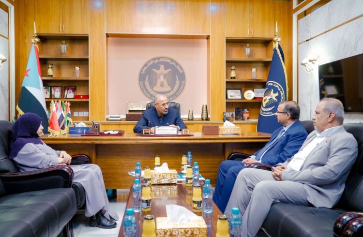 الرئيس الزُبيدي يناقش مع وزير الشؤون الاجتماعية دور الوزارة في الإشراف على عمل منظمات المجتمع المدني
