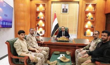 محافظ حضرموت يلتقي وفدًا من قيادة التحالف العربي من المملكة العربية السعودية الشقيقة