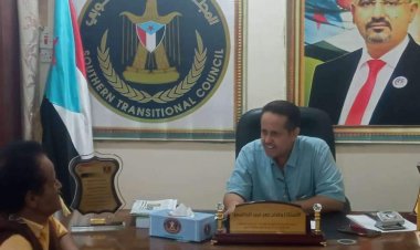 رئيس تنفيذية انتقالي لحج يبحث مع مدير عام مديرية كرش آخر المستجدات والتطورات في الجبهة