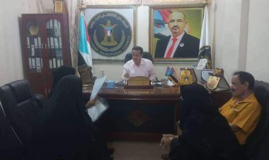 رئيس تنفيذية انتقالي لحج يطلع على نشاط جمعية نساء الكديمه الخيرية بالمحافظة