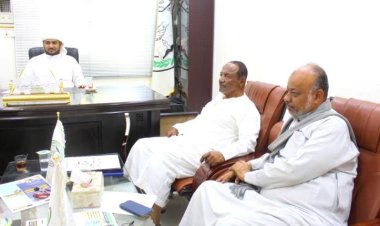 جراء عملية التسليم والاستلام بين الأمين العام المساعد السلف والخلف لمكتب مؤتمر حضرموت الجامع بوادي وصحراء حضرموت