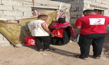 منظمة تجديد توزع أضاحي عيد الأضحى لـ 200 أسرة في عدن بدعم من الهلال الأحمر التركي