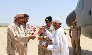 القوات المشتركة تنقل 82 حاجا من أبناء سقطرى بعد ادائهم فريضة الحج