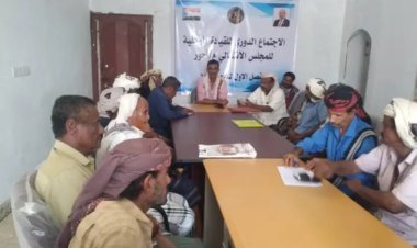 انتقالي أحور يقف أمام الهيكلة ويشدد على استكمال الاستمائر وفق المعاير المطلوبة