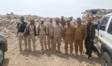 الجوهري والحنشي يستقبلان قائد اللواء الثالث مقاومة في جبهة الحد