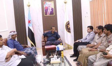 القميري يتفقد سير عمل انتقالي المهرة