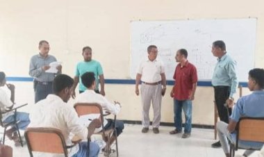 بلفاس يدشن الاختبارات الوزارية العملية بالمعاهد المهنية بالمكلا