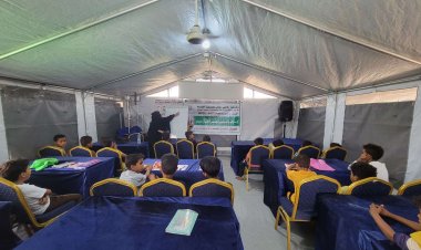 مؤسسة روابي ردفان للتنمية الخيرية تقيم المخيم الصيفي المجاني للأطفال بلحج بدعم من فاعل خير