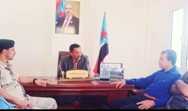 رئيس تنفيذية انتقالي أبين يبحث مع العميد مختار النوبي الأوضاع الأمنية والعسكرية الراهنة في المحافظة
