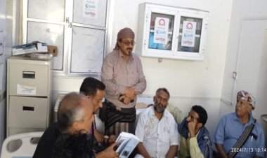 عقد دورة تدريبية خاصة بالعاملين الصحيين خاصة بحملة احترازية للشلل بمكتب الصحة والسكان بيافع رصد