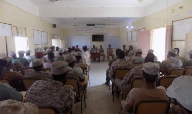 تعزيز الانضباط العسكري والالتزام بتنفيذ الأوامر محاضرة توجيهية لمنتسبي لواء الريان