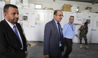 وزير الصحة يطلع على سير العمل في مخازن اللقاحات المركزية