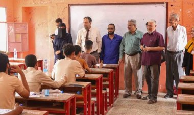 الأمانة العامة تزور مكتب التربية والتعليم في المعلا وتتفقد سير امتحانات الثانوية العامة بالمديرية