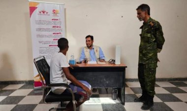 مركز الأمل الصحي يقوم بزيارة لأمن مديرية الشحر ويقدم الرعاية الصحية للنزلاء