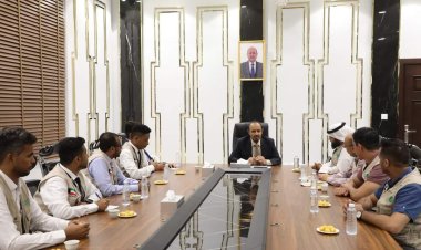 محافظ حضرموت يستقبل وفد منظمة العون المباشر الكويتية ويبحث الترتيبات لافتتاح مكتبها بالمكلا