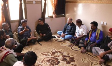 رئيس تنفيذية انتقالي حضرموت يطمئن على صحة عدد من الشخصيات العسكرية والنضالية والاجتماعية بمدينة المكلا