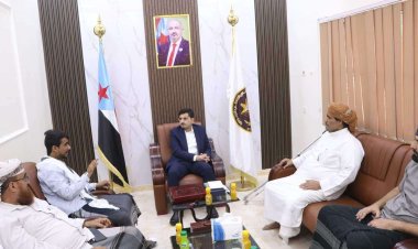 رئيس تنفيذية انتقالي المهرة يطلع على نشاط جمعية المعاقين بالمحافظة