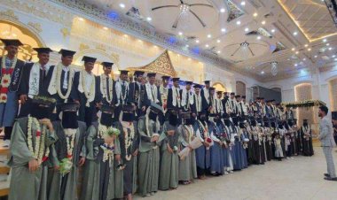 الكلية الوطنية تقيم حفل ختامي لطلاب قسم الصيدلة والأسنان والقبالة