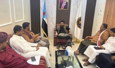 رئيس تنفيذية انتقالي المهرة يلتقي اللجنة التحضيرية لنقابة المهندسين الجنوبيين بالمحافظة