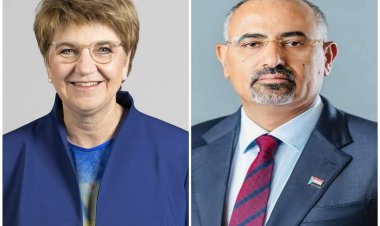 الرئيس الزُبيدي يهنئ رئيسة الاتحاد السويسري بمناسبة اليوم الوطني لبلادها