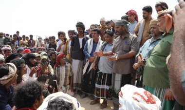 الشيخ عمرو بن حبريش يزور مواقع قوات حلف قبائل حضرموت