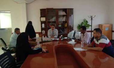 مدير عام مكتب الصحة العامة والسكان بلحج يلتقي بمنظمة جونسو ويناقش تدخلاتها بالمحافظة