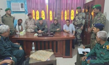 بحضور الحالمي.. إتمام مراسم تسليم واستلام لإدارة أمن لحج