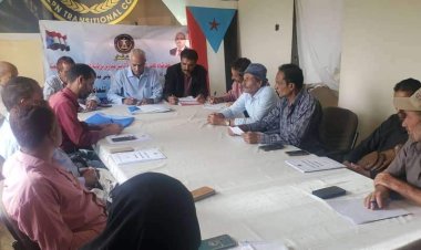 انتقالي الضالع يتفقد سير العمل التنظيمي في تنفيذية انتقالي جحاف