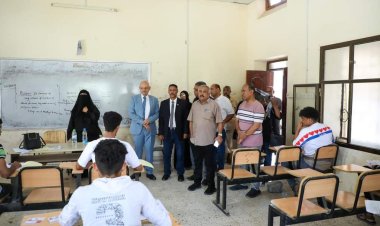 نائب رئيس الجمعية الوطنية يطّلع على سير الامتحانات النهائية في معهد التدريب الفني والمهني بالعاصمة عدن