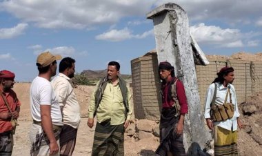 رئيس تنفيذية انتقالي أبين يتفقد موقع الهجوم الإرهابي في مودية