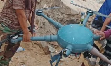 دفاعات القوات الجنوبية تسقط طائرة مسيرة حوثية في حَريب