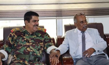 رئيس تنفيذية انتقالي حضرموت يلتقي رئيس القطاع السياسي والإعلامي بهيئة التدريب بالمجلس الانتقالي