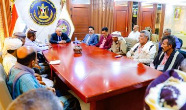 الكثيري يطّلع على الأوضاع بمديرية الوضيع بمحافظة أبين