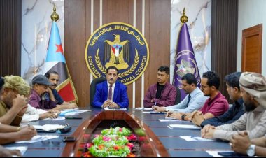 مساعد الأمين العام يلتقي الهيئة التنفيذية لانتقالي العاصمة عدن