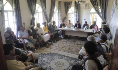 رئيس تنفيذية انتقالي المهرة يطلع على سير نشاط تنفيذية انتقالي حوف