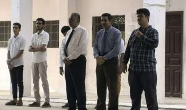 نائب مدير تربية ساحل حضرموت يتفقد سير العملية التربوية والتعليمية بثانوية “ابن سينا” النموذجية للبنين بالمكلا