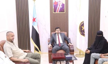 رئيس تنفيذية انتقالي المهرة يستقبل وفد اتحاد الجمعيات والمؤسسات التنموية والخيرية