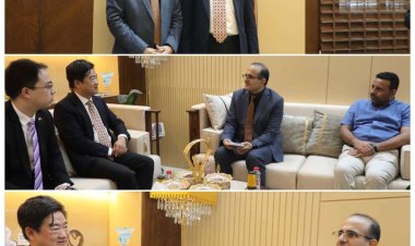 وزير الصحة يلتقي القائم بأعمال السفير الصيني لدى بلادنا