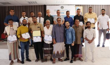 هيئة التدريب بالمجلس الانتقالي تختتم دورة صياغة الاخبار وإدارتها على مواقع التواصل بالمكلا