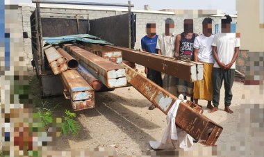 الأجهزة الأمنية بغيل باوزير تضبط عصابة متهمة بسرقة معدات نفطية قيمتها 200 ألف دولار