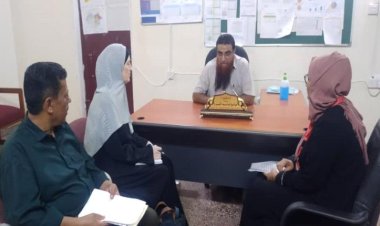 مدير عام مكتب الصحة العامة والسكان بمحافظة أبين يلتقي بمبعوثة الصحة للجنة الدولية للصليب الأحمر