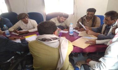 فتح المضاريف لمشروعي تأهيل ملعب نادي قناء الرياضي والوحدة الصحية بأصفاق بمديرية رضوم محافظة شبوة