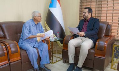 العولقي يستقبل مدير عام مكتب الثقافة بالعاصمة عدن
