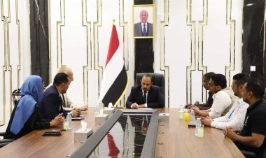 محافظ حضرموت يبحث مع وفد UNDP مشاريع البرنامج والتحضير لعقد ورشة تقويمية بالمكلا