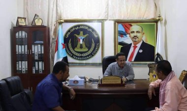 رئيس تنفيذية انتقالي لحج يناقش الجوانب الأمنية والعسكرية في كرش