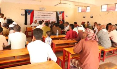 القيادة المحلية لانتقالي حالمين تعقد اجتماعها الموسع للفصل الثاني من العام الجاري