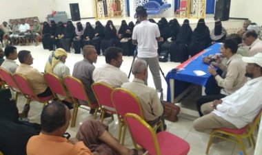 انتقالي زنجبار يعقد لقاءً موسعاً مع ممثلي المديرية في الجمعية الوطنية ومجلس المستشارين ومنسقية انتقالي جامعة أبين