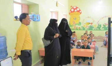 انتقالي وادي وصحراء حضرموت يطلع على أوضاع روضة البستان