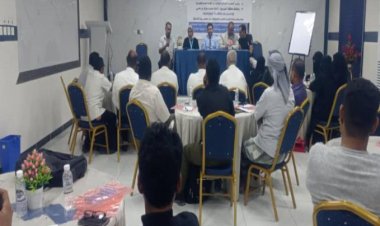 اجتماع لمناقشة المراجعة الدوري لبرنامج التغذية للنصف الأول لعام 2024م بالمكلا